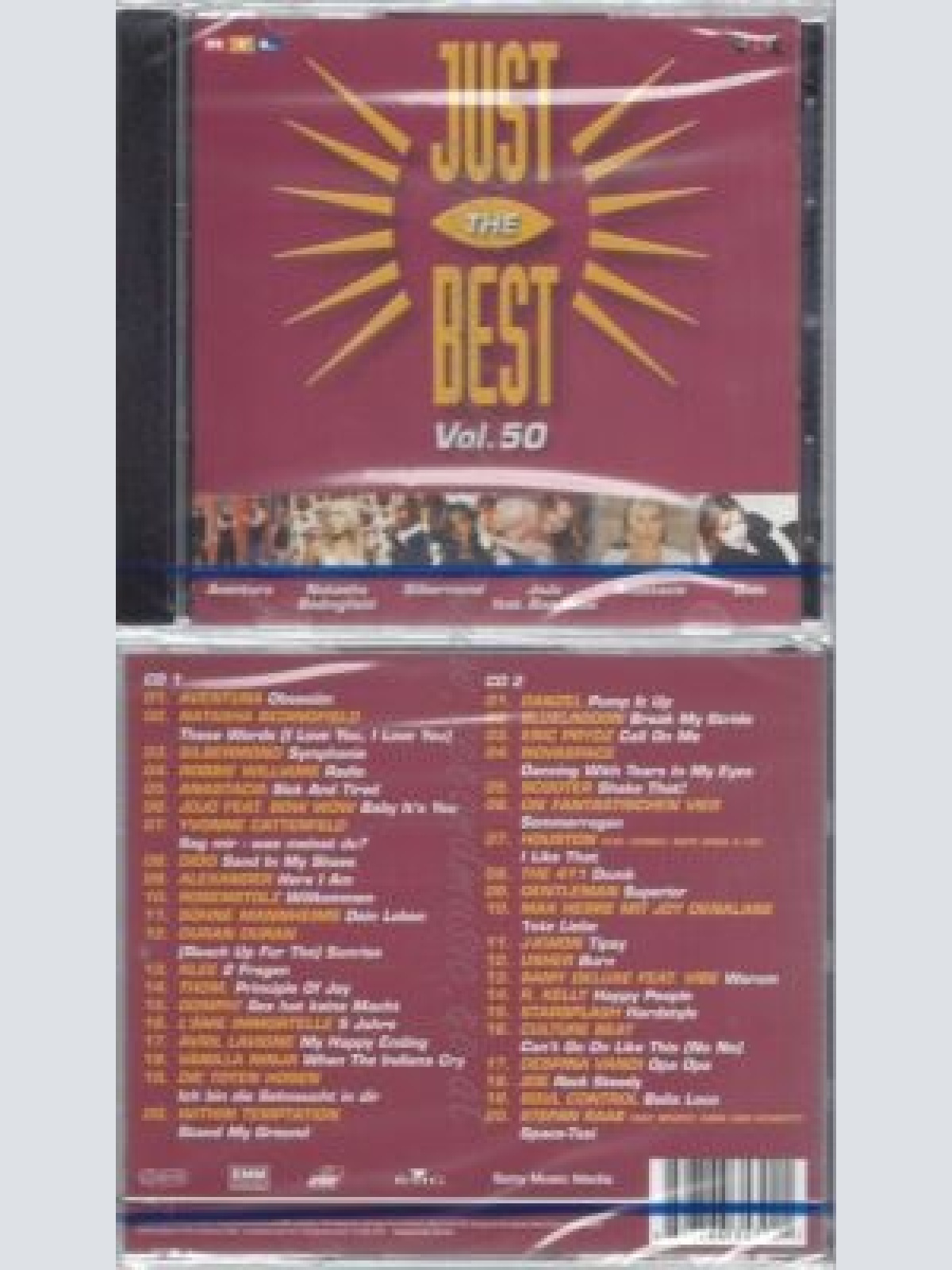 CD--NM-SEALED-VARIOUS -2004- - DOPPEL-CD -- JUST THE BEST,VOL.50
