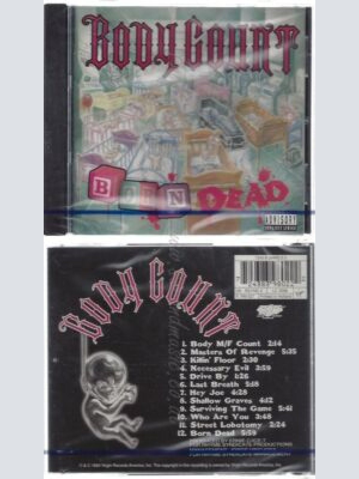 CD--NM-SEALED-BODYCOUNT UND BODY COUNT -1994- -- BORN DEAD