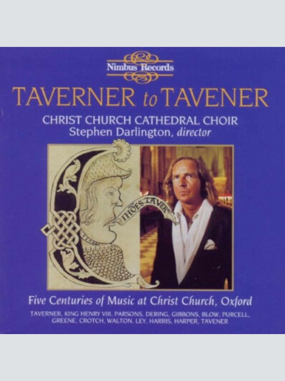CD Stephen Darlington, The Choir Of Christ Church Cathedral - Taverner To Tav...