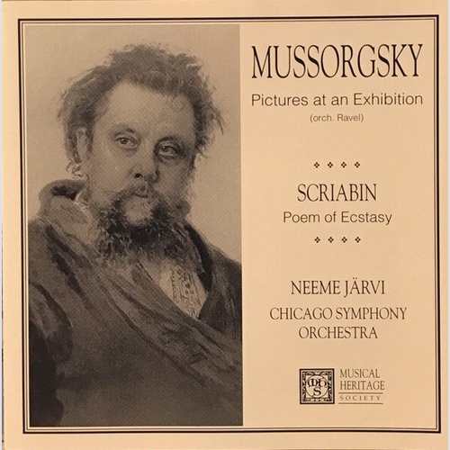 CD, Album Modest Mussorgsky, Alexander Scriabine, Neeme Järvi, The Chicago Sy...