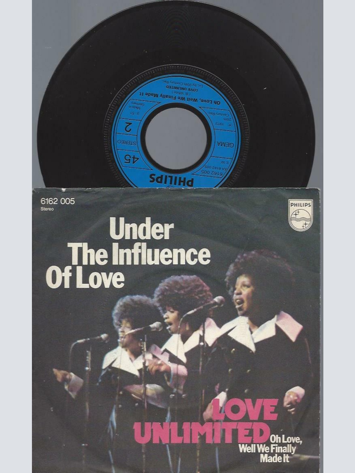 7"    Love Unlimited – Under The Influence Of Love