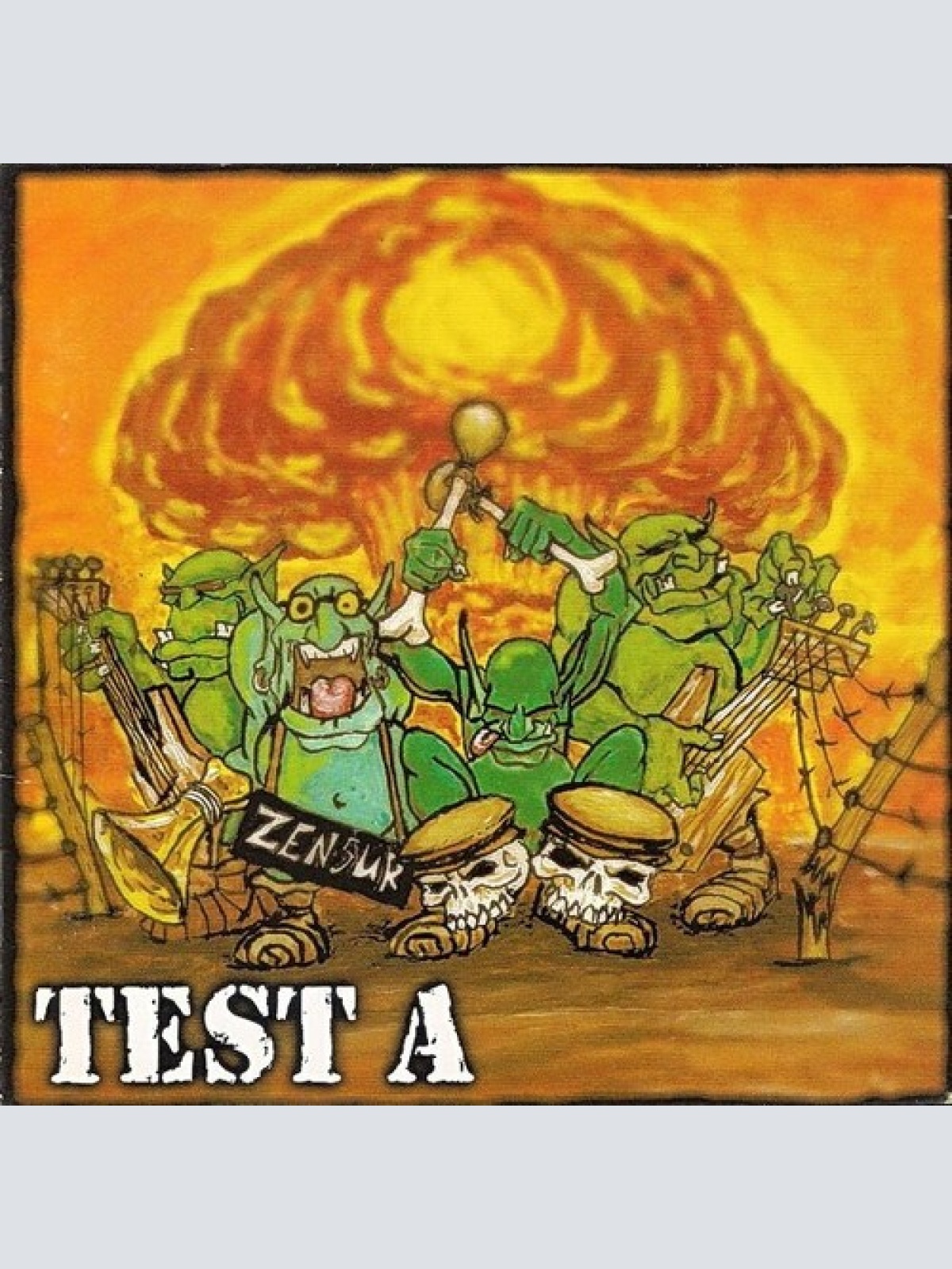 CD, Album Test A - Zensur