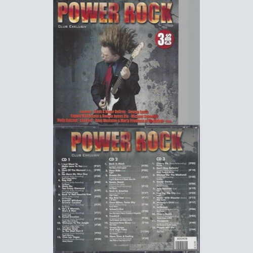CD-POWER ROCK--CLUB EXCLUSIV--3 CDS