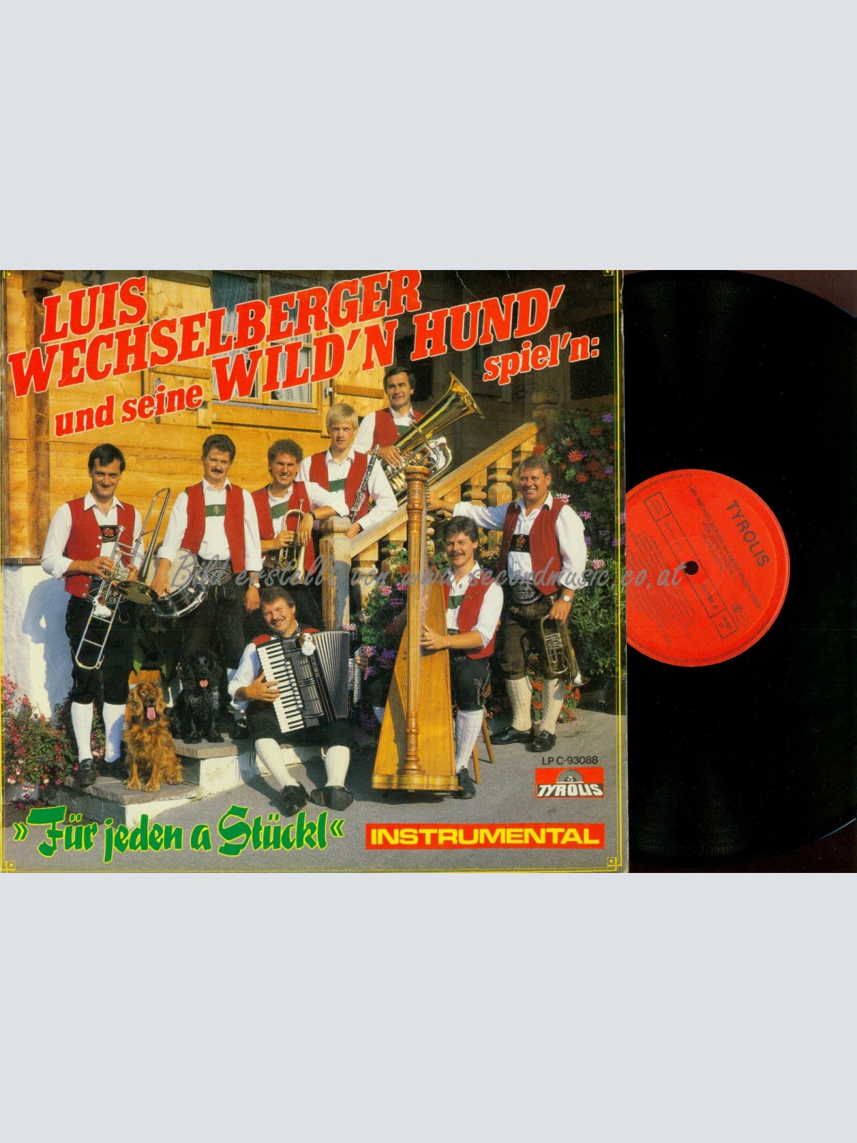 LP-LUIS WECHSELBERGER UND SEINE WILD'N HUND FÜR JEDEN A STÜCKL