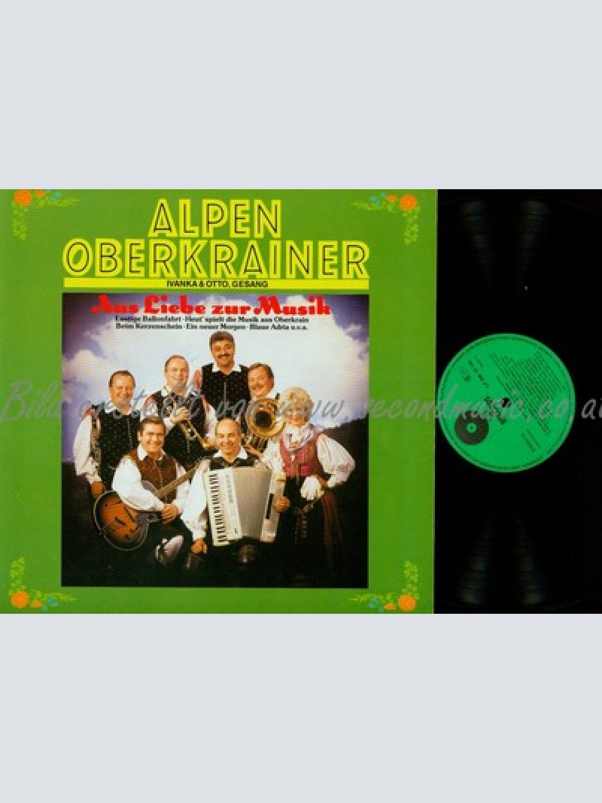 LP--ALPENOBERKRAINER--ALPEN OBERKRAINER--AUS LIEBE ZUR MUSIK--NM