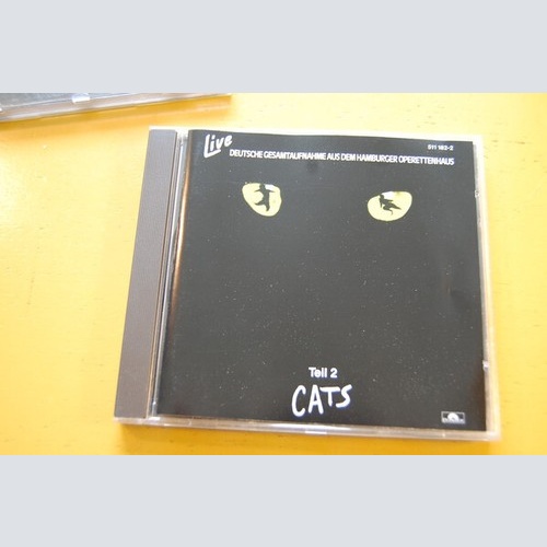 2xCD, Album Andrew Lloyd Webber - Cats (Live) - Deutsche Gesamtaufnahme Aus D...
