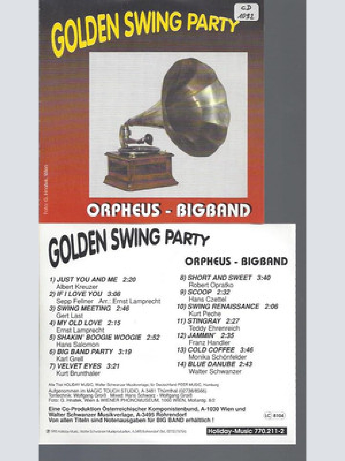 CD--GOLDEN SWING PARTY ORPHEUS BIGBAND