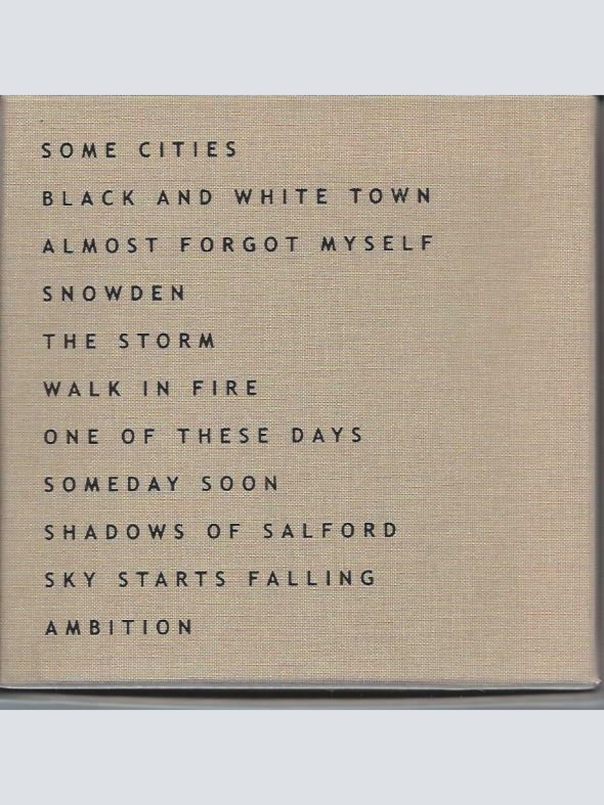 CD--Box Set // Doves Some Cities