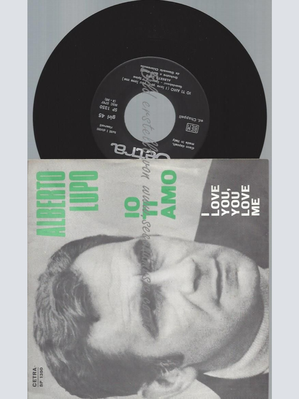7"    Alberto Lupo – Io Ti Amo