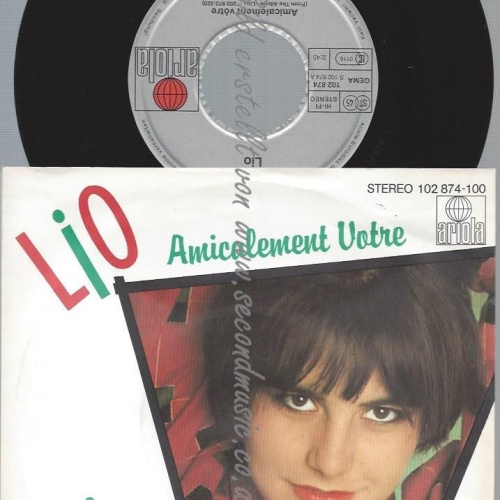 7"   Lio  Amicalement Vôtre