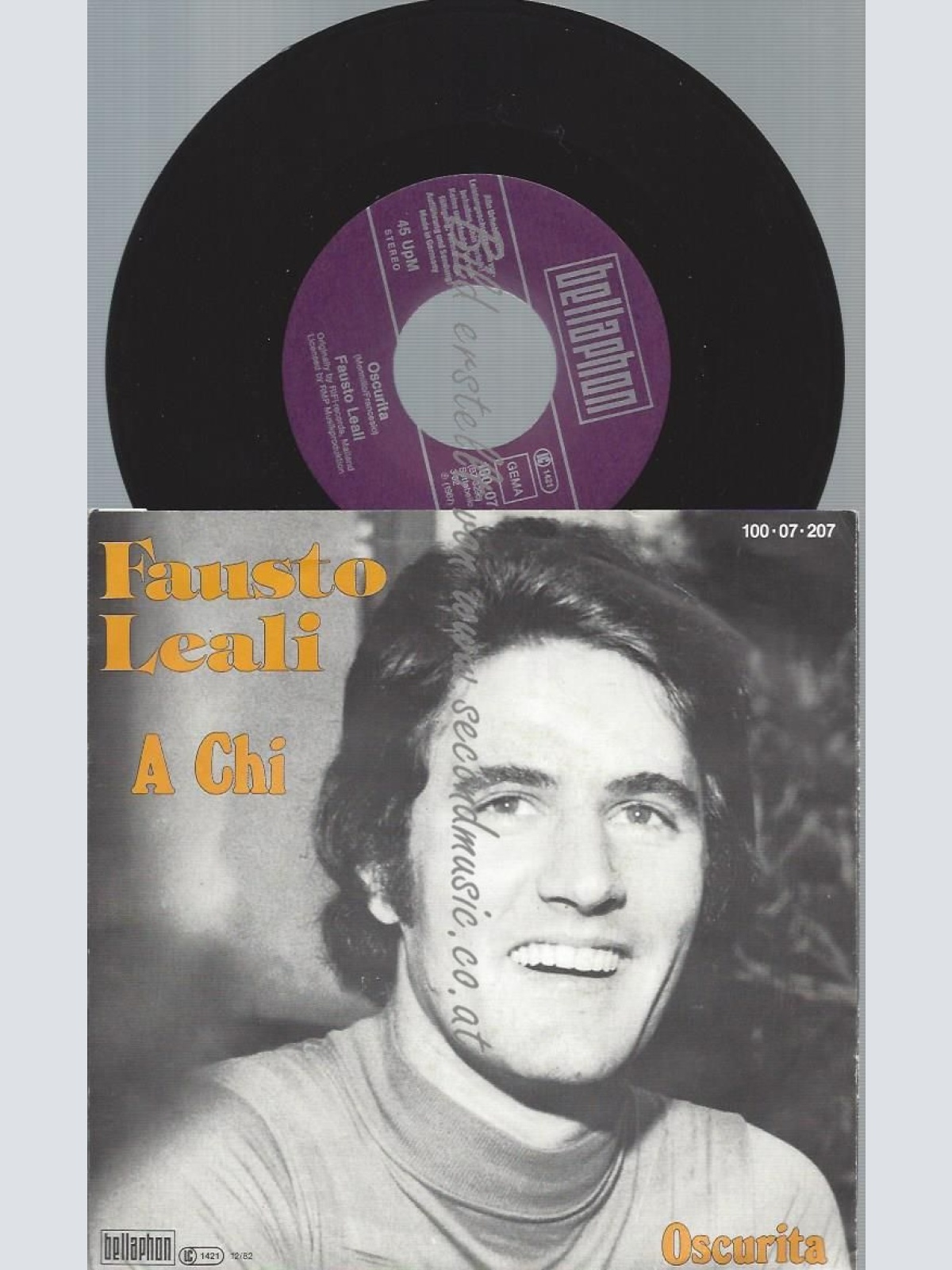 7"  Fausto Leali  A Chi