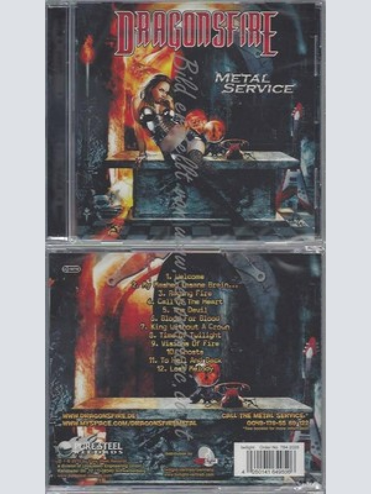 CD--DRAGONSFIRE--METAL SERVICE