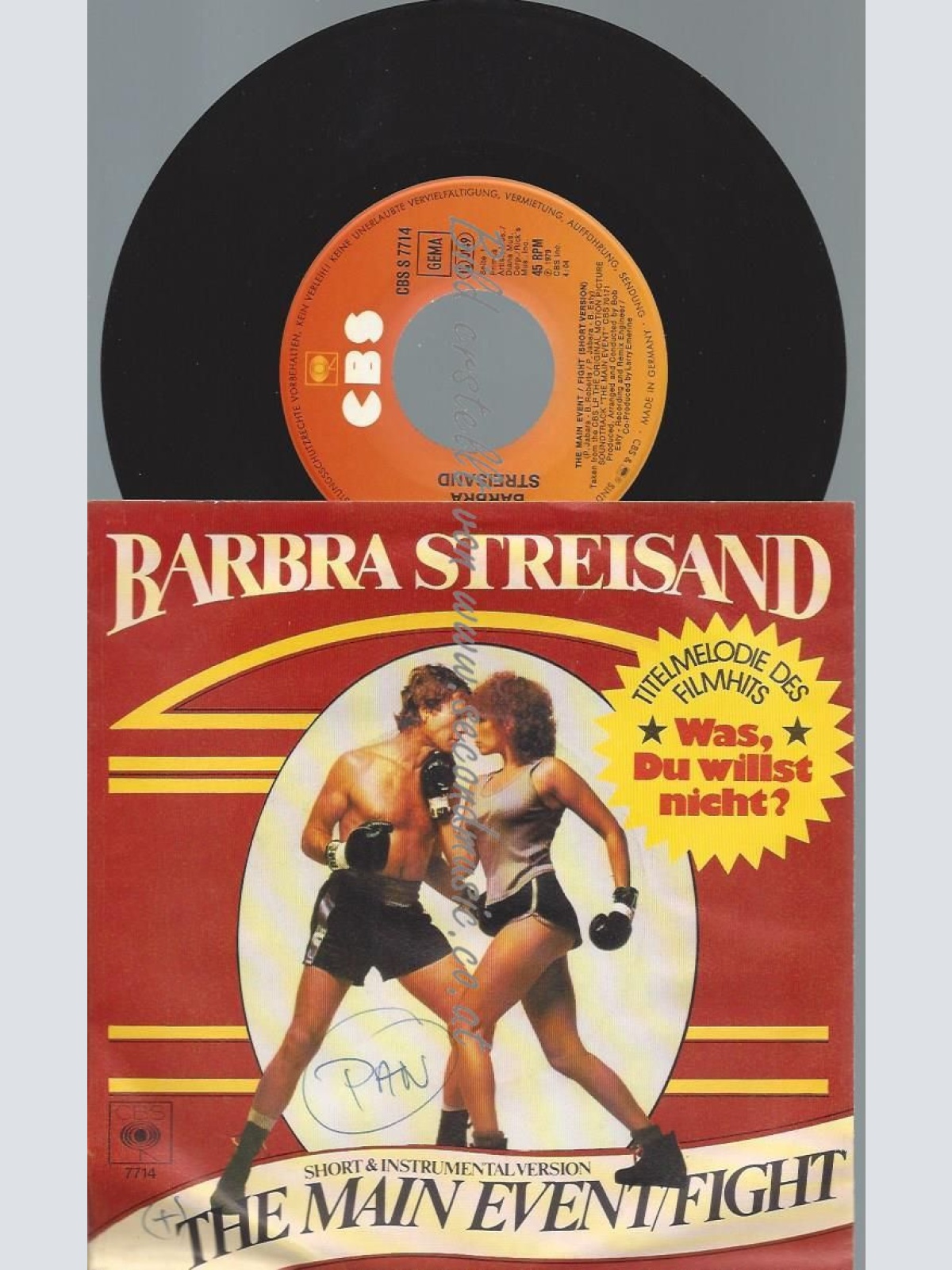 7"    Barbra Streisand – The Main Event