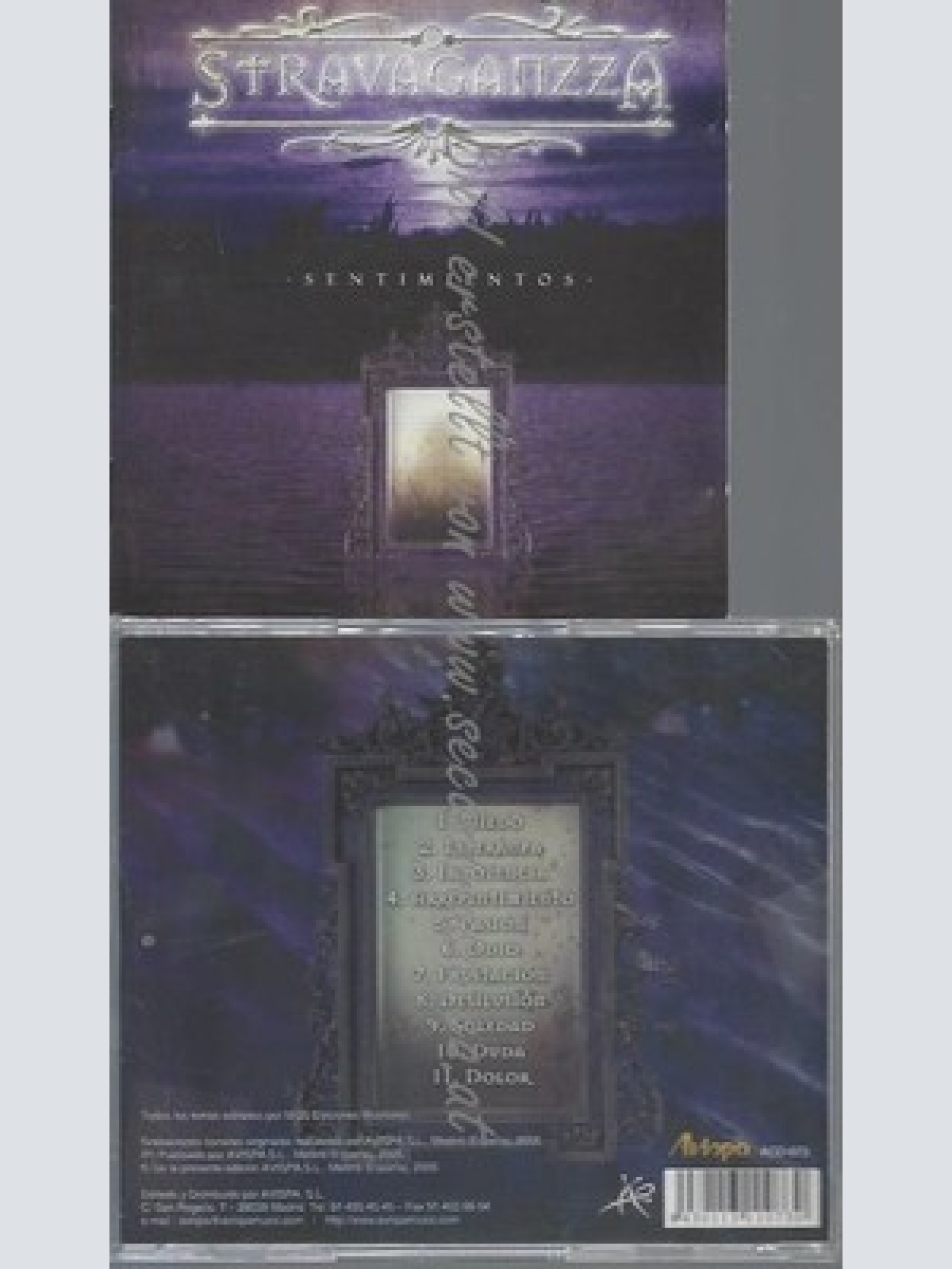 CD--STRAVAGANZZA--SENTIMIENTOS
