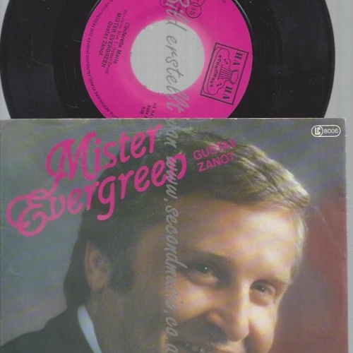 7" MISTER EVERGREEN GUSTAV ZANOT CINDERELLA MARIA