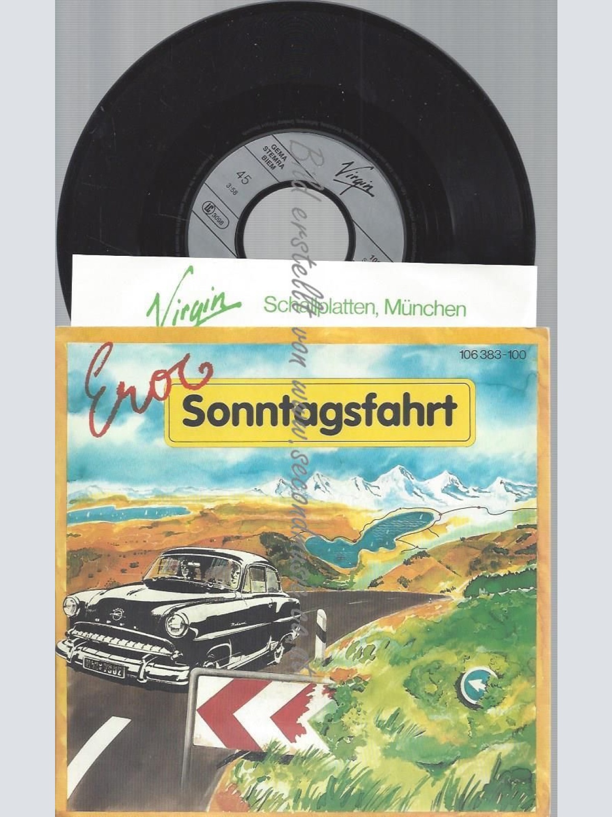 7" EROC SONNTAGSFAHRT // ZEITENFAHRT  + INFOBLATT