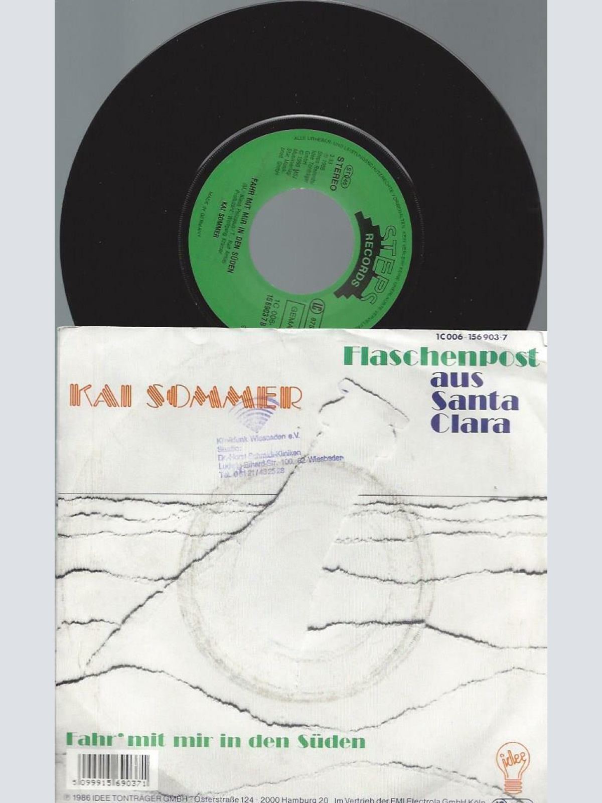 7" Kai Sommer – Flaschenpost Aus Santa Clara