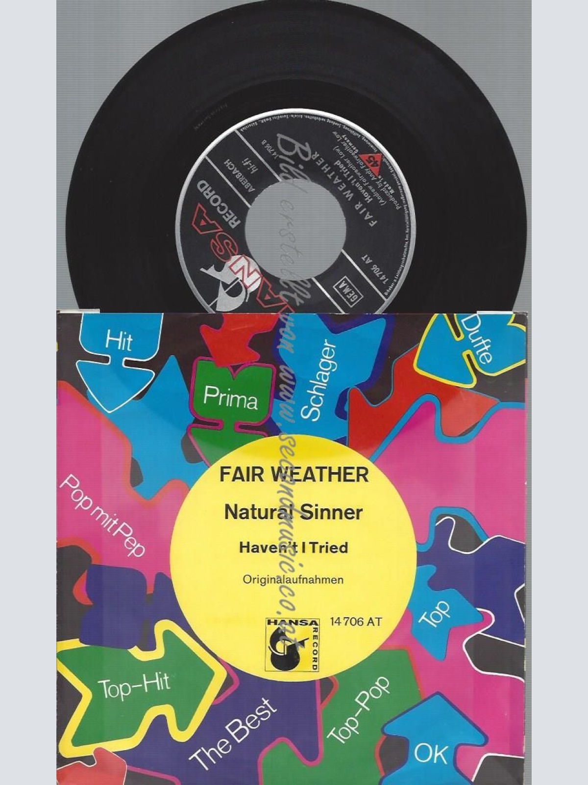 7"   Fair Weather – Natural Sinner