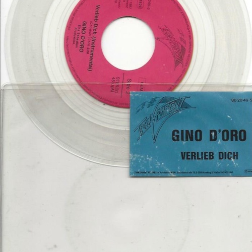 7" Gino D'Oro – Verlieb Dich / Clear