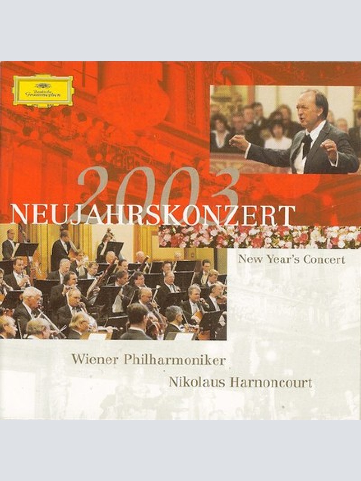 2xCD Wiener Philharmoniker, Nikolaus Harnoncourt - Neujahrskonzert 2003 - New...