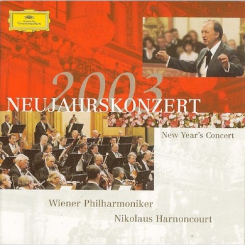 2xCD Wiener Philharmoniker, Nikolaus Harnoncourt - Neujahrskonzert 2003 - New...