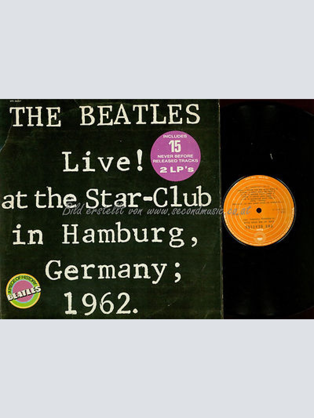 DLP--THE BEATLES-  LIVE AT THE  STARCLUB  GERMANY // MADE IN ISRAEL //EPC 88257