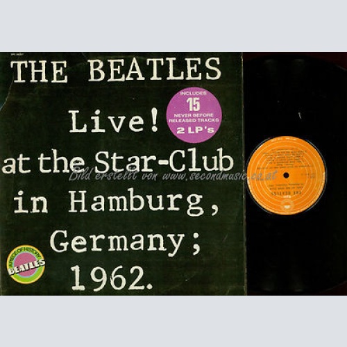 DLP--THE BEATLES-  LIVE AT THE  STARCLUB  GERMANY // MADE IN ISRAEL //EPC 88257
