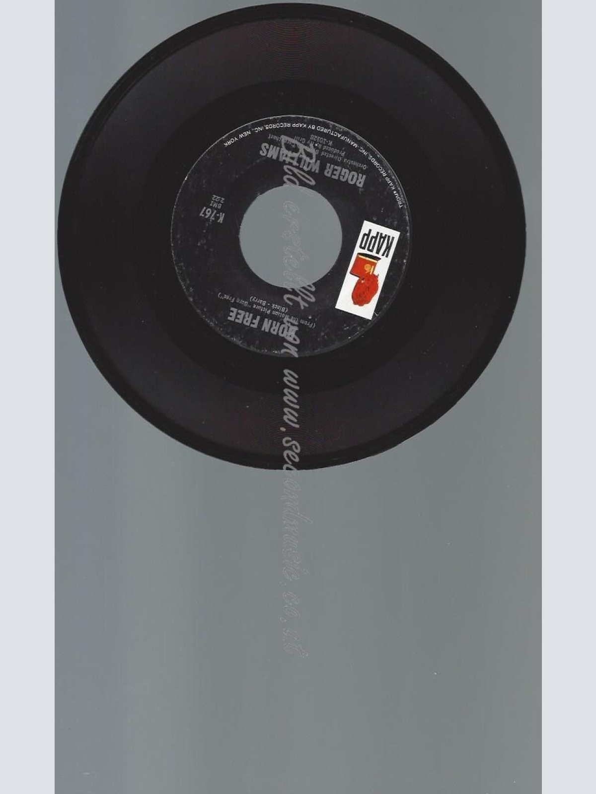 7"  Roger Williams    Born Free