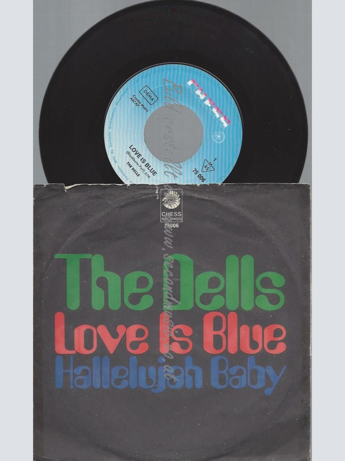7"  The Dells  Love Is Blue