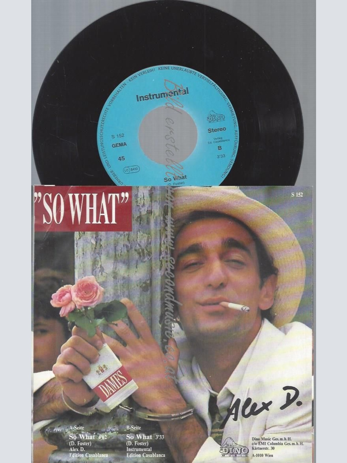 7" ALEX D SO WHAT