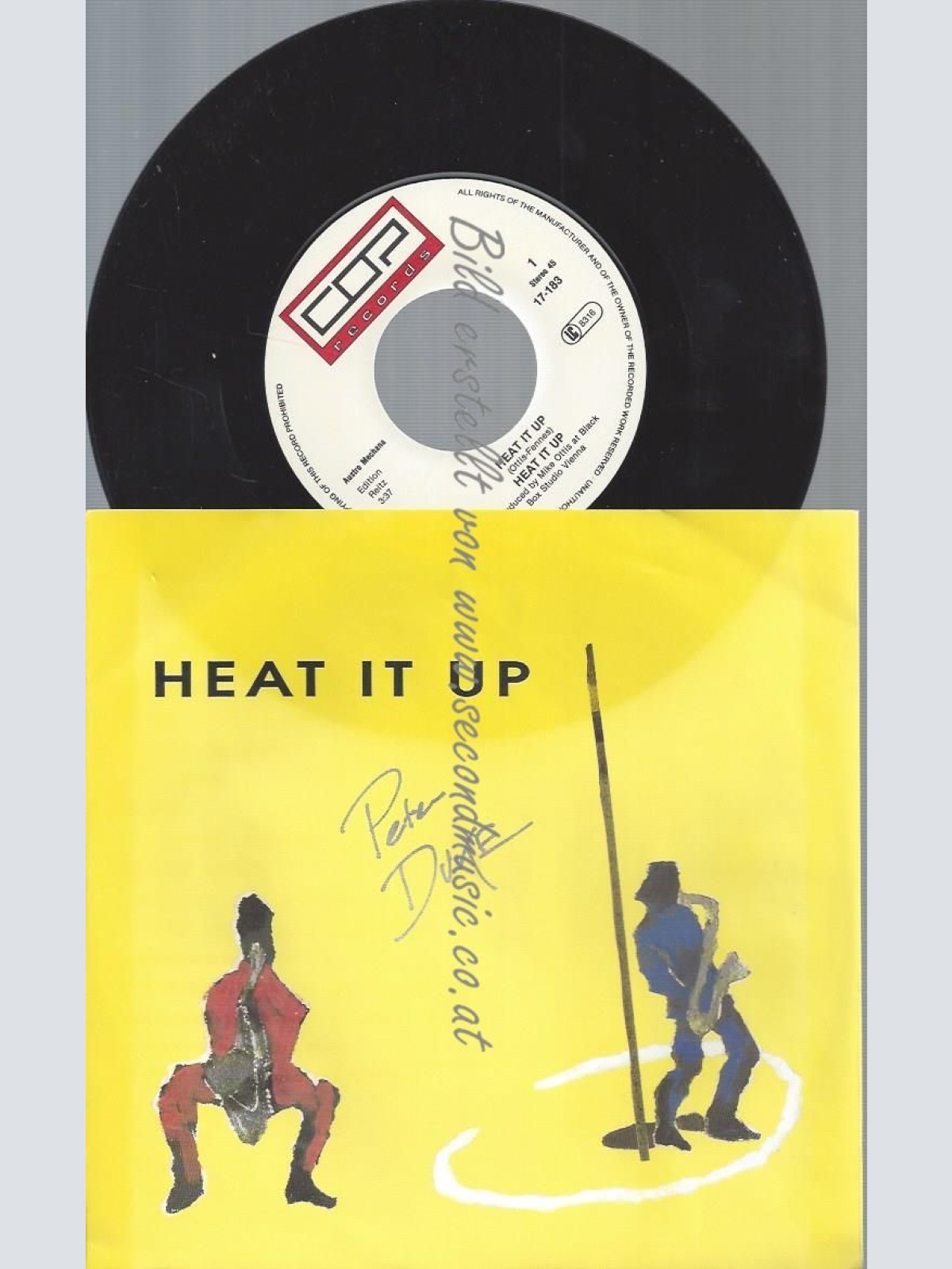 7"  PETER DUKE HEAT IT UP