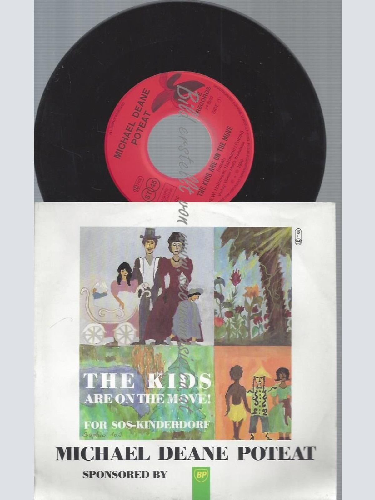 7"  MICHAEL DEANE POTEAT THE KIDS ARE ON THE MOVE