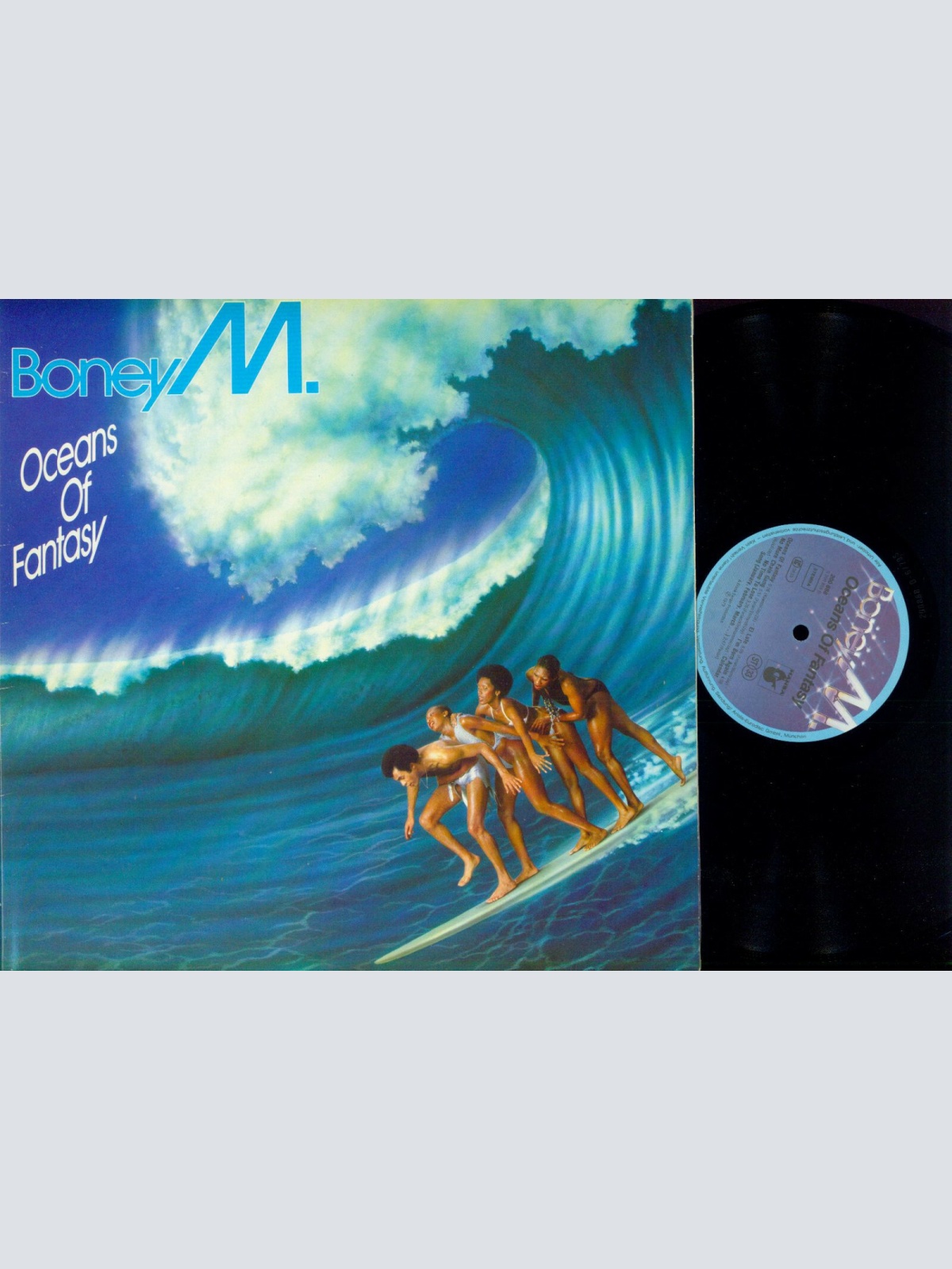LP-- Boney M. ‎– Oceans Of Fantasy  / Cover Poster  Hansa