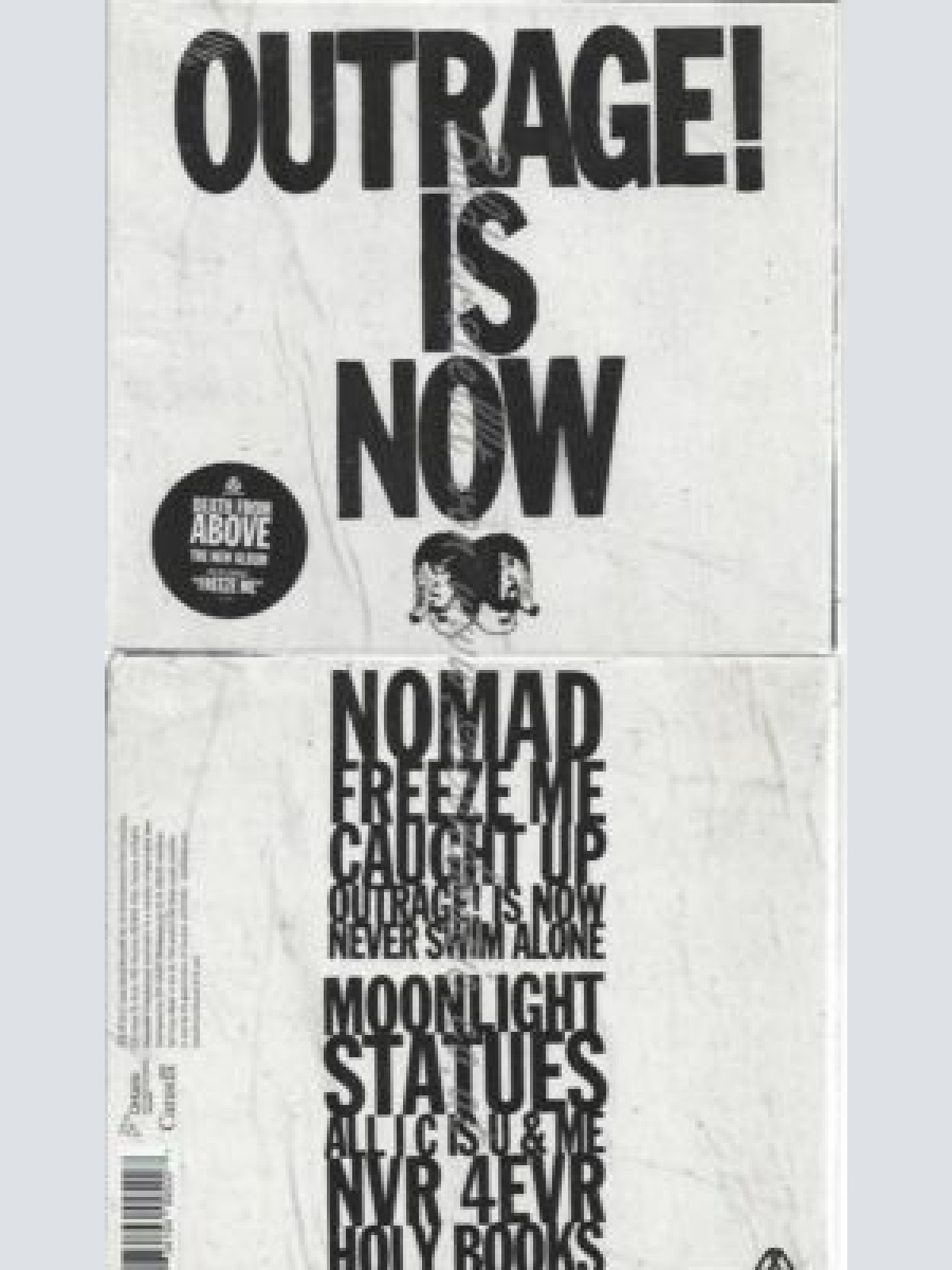 CD-- DEATH FROM ABOVE  --OUTRAGE! IS NOW