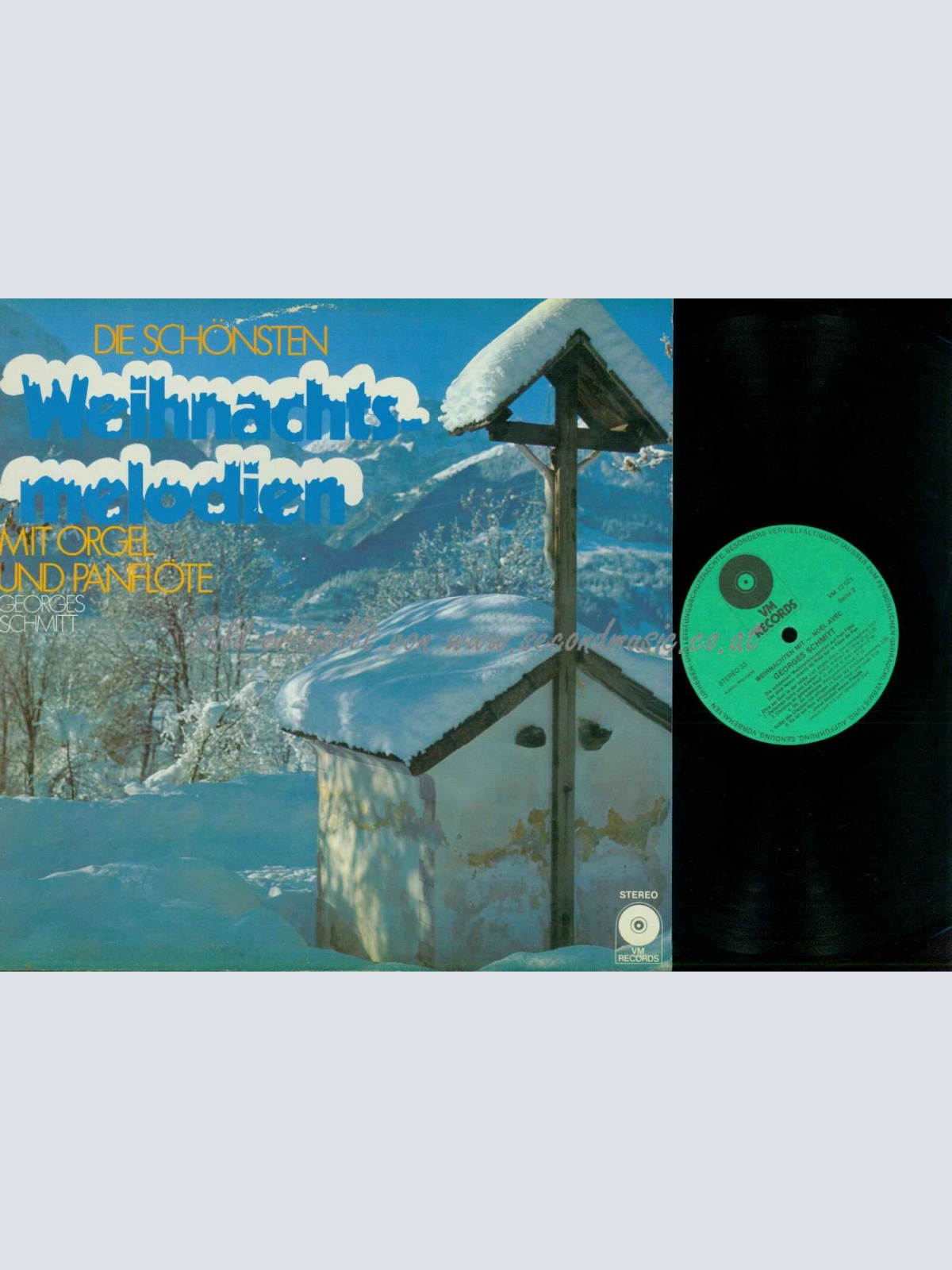 LP--Georges Schmitt // Die schönsten Weihanchtsmelodien mit Orgel //NM