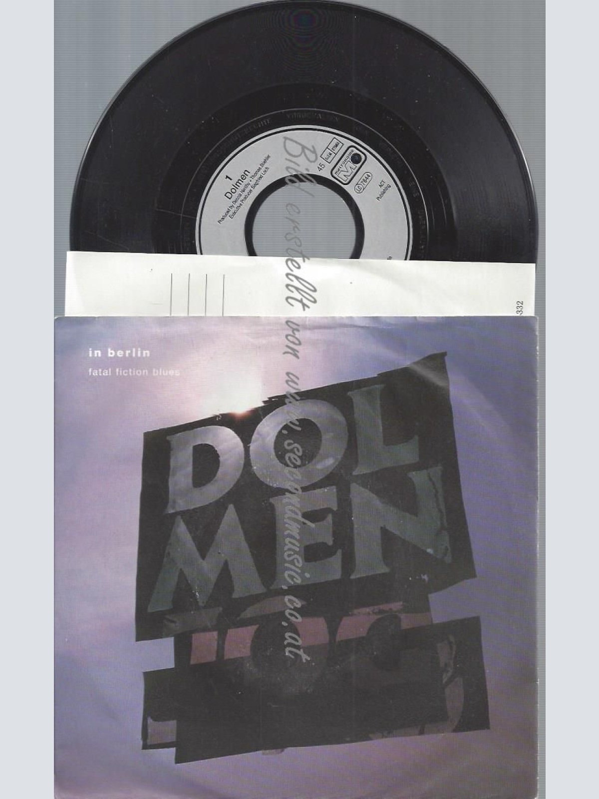 7" DOLMEN IN BERLIN // + PRODUCT FACTS