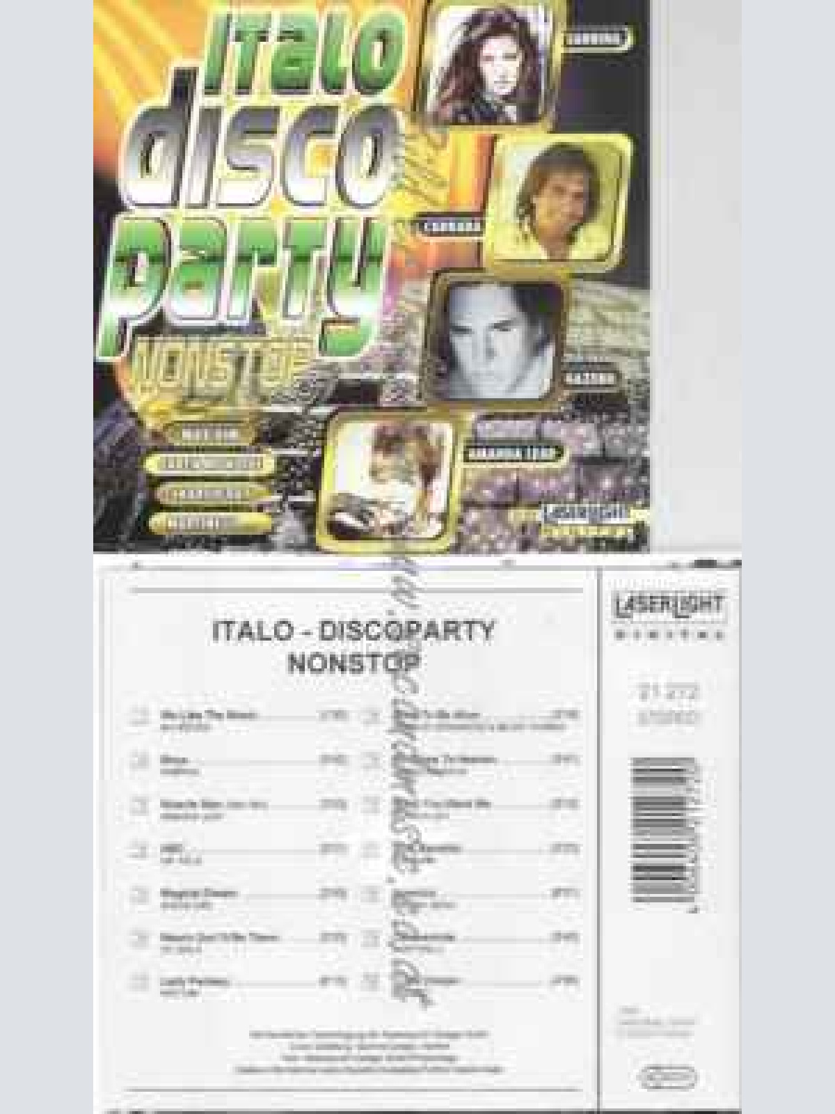 CD--ITALO DISCO PARTY NONSTOP--SABRINA, AMANDA LEAR,