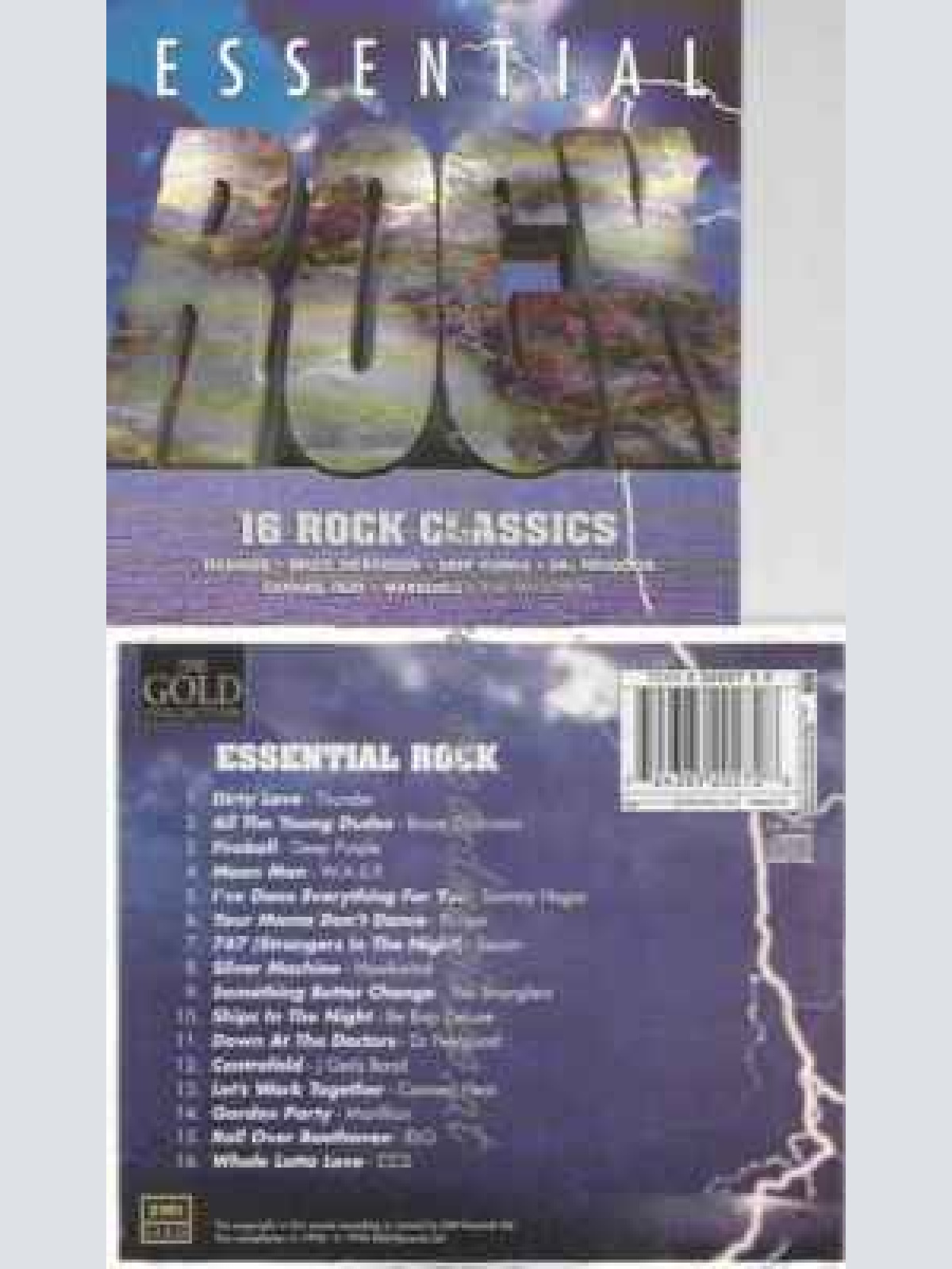 CD--VARIOUS--ESSENTIAL ROCK
