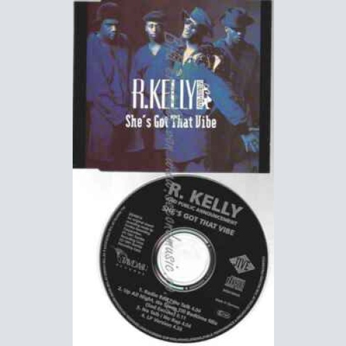 CD--R. KELLY--SHE'S GOT THAT VIBE (1991, & PUBLIC ANOUNCEMENT)