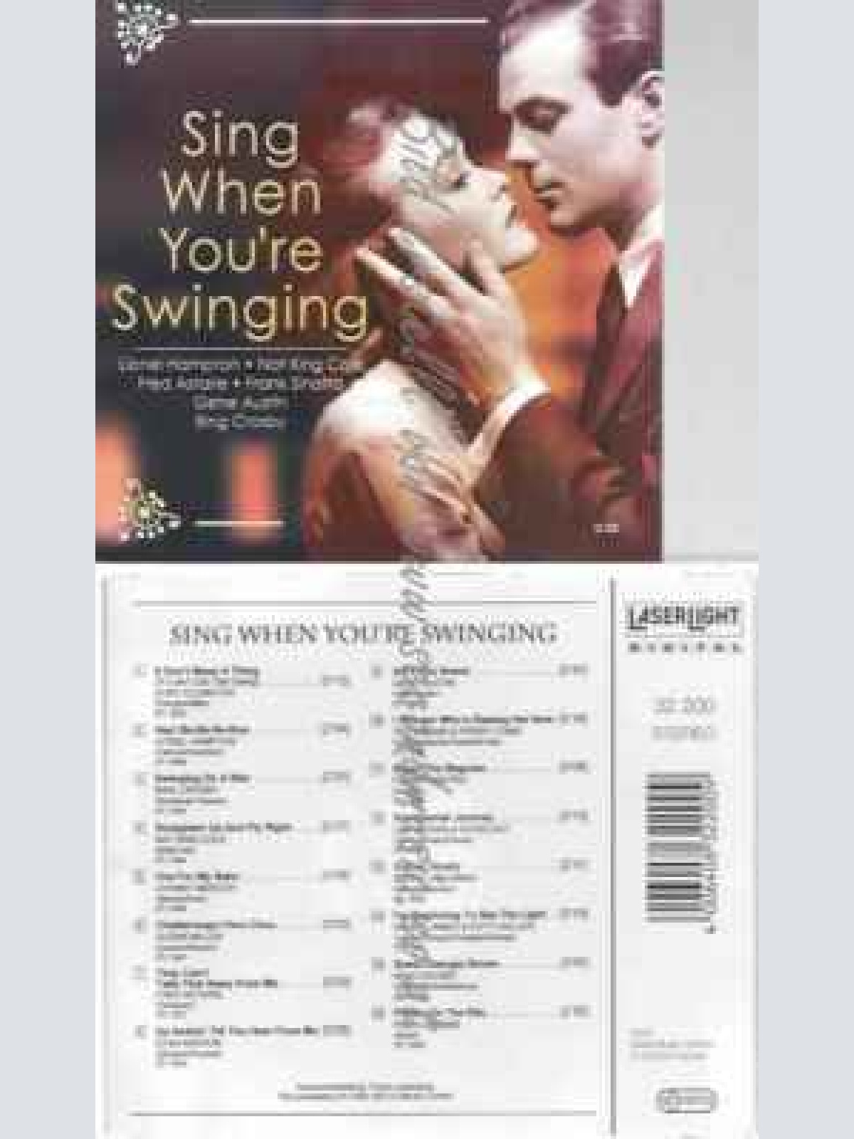 CD--LIONEL HAMPTON, NAT KING COLE, FRED ASTAIRE,  -SING WHEN YOU'RE SWINGING