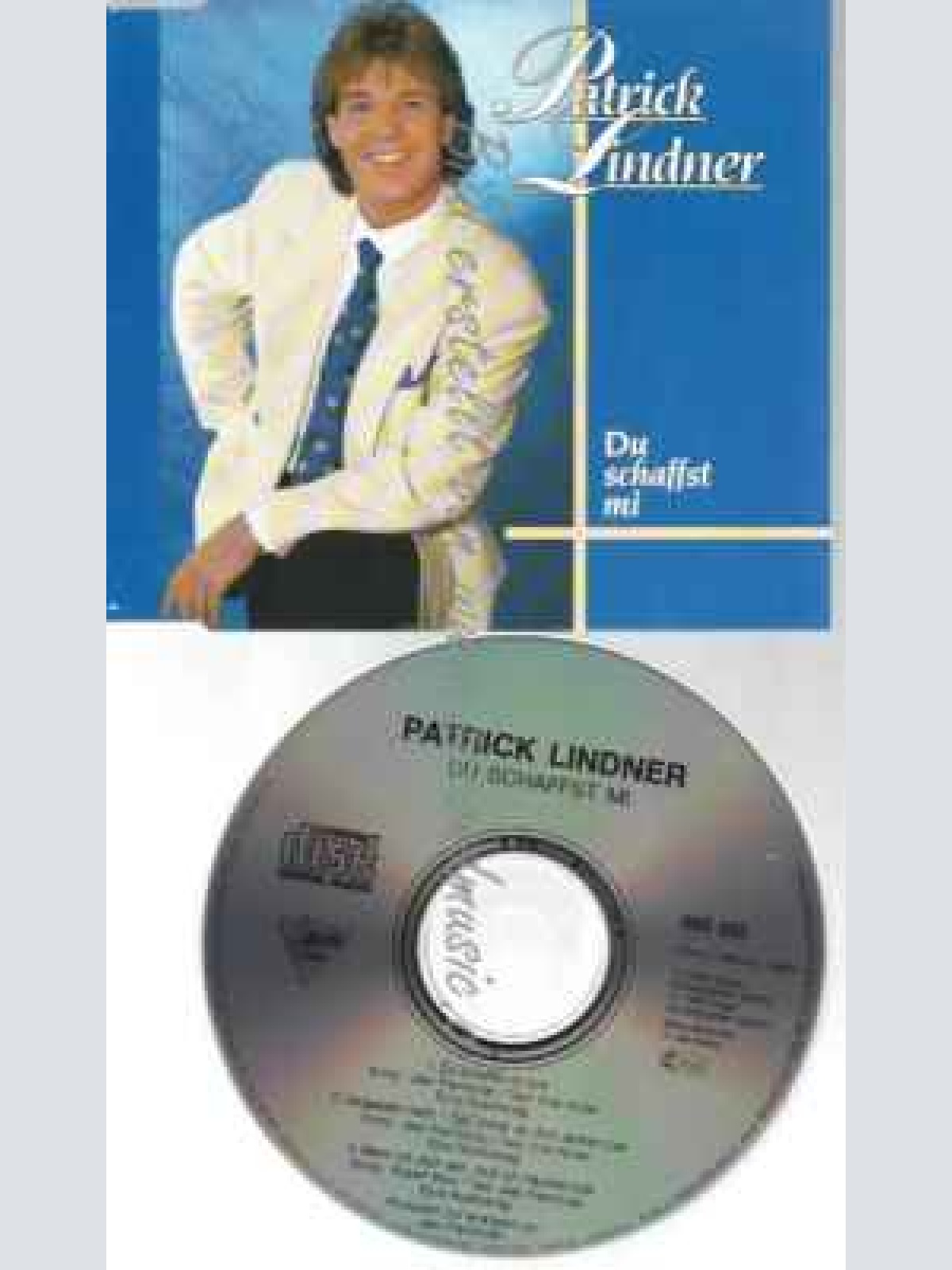 CD--PATRICK LINDNER--DU SCHAFFST MI (3 TRACKS, 1992)