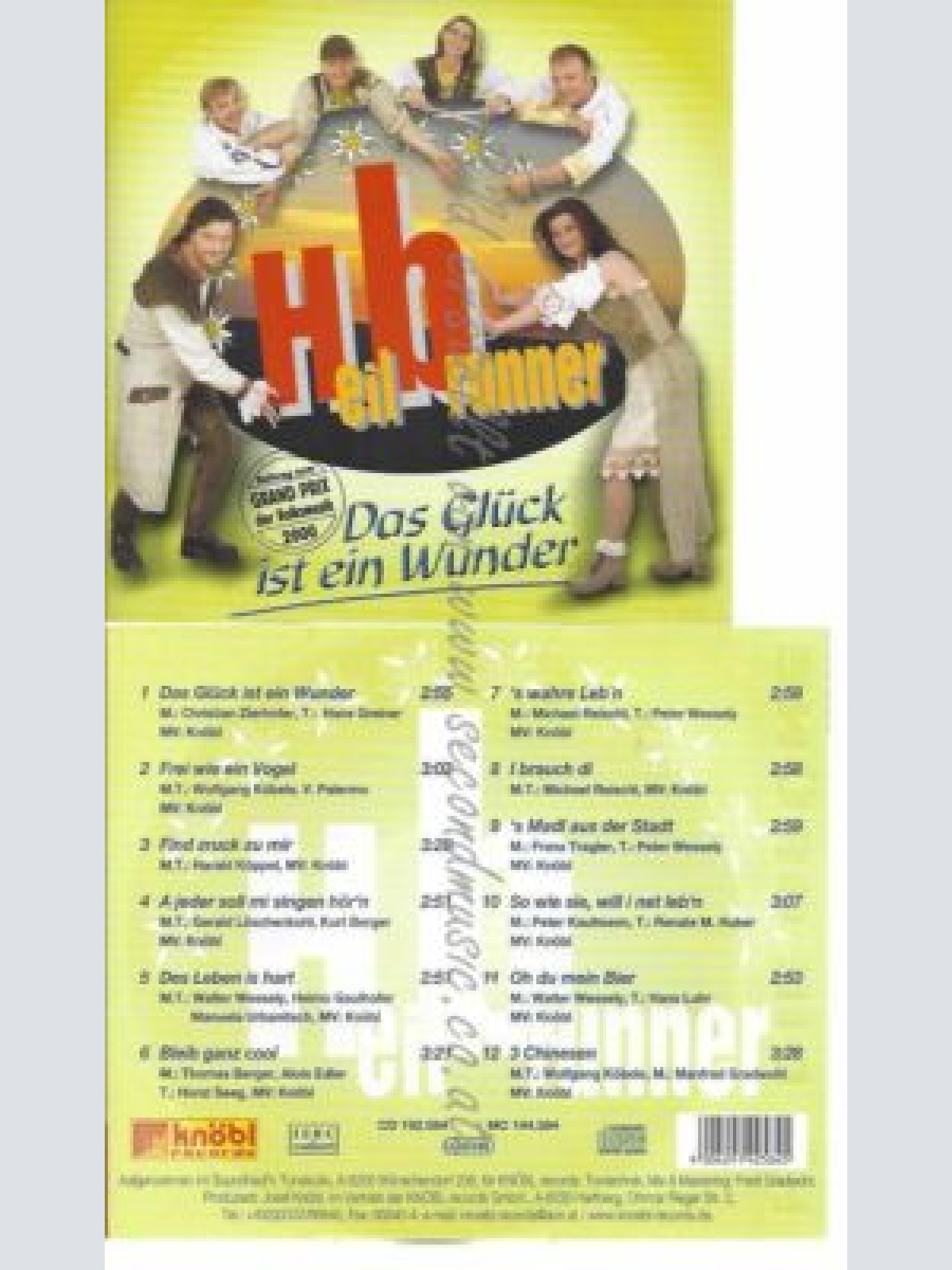 CD-- HEILBRUNNER,DIE--DAS GLÜCK IST EIN WUNDER