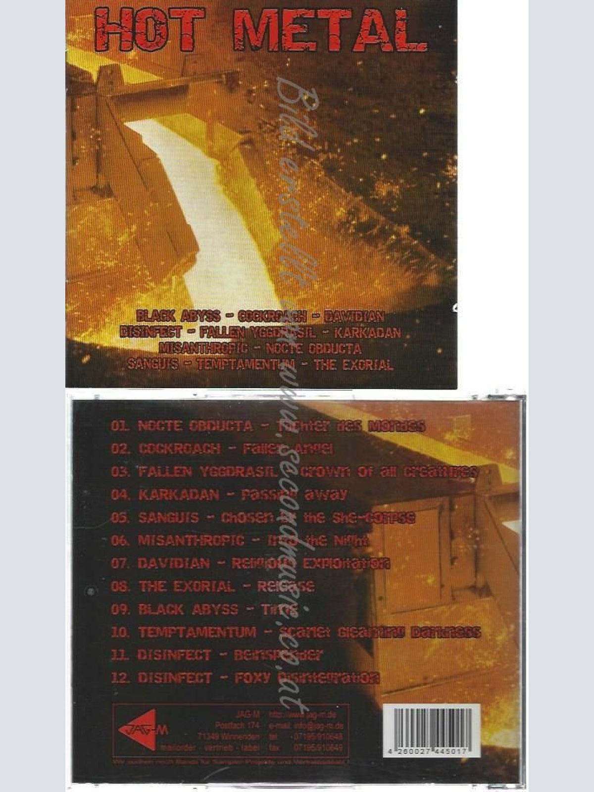 CD-- VARIOUS--HOT METAL