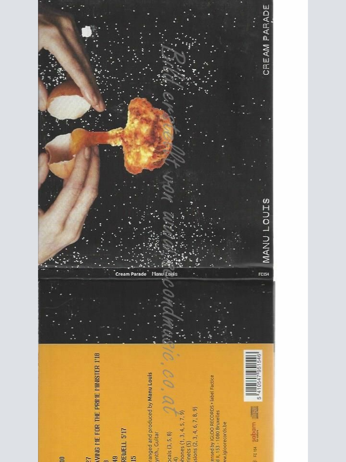 CD-- MANU LOUIS  --CREAM PARADE