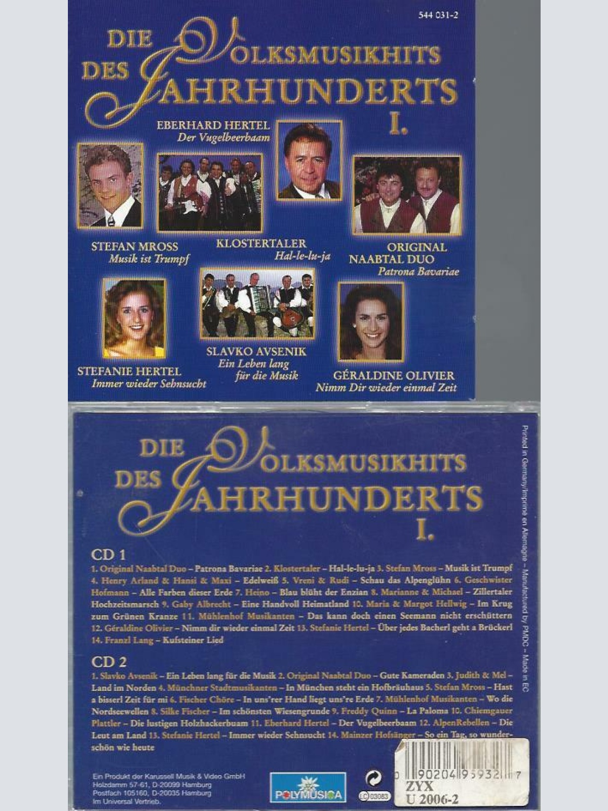 CD- Die Volksmusikhits des Jahrhunderts 1