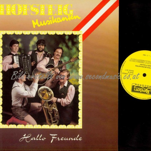 LP--Hofsteig Musikanten -- Hallo Freunde  //NM