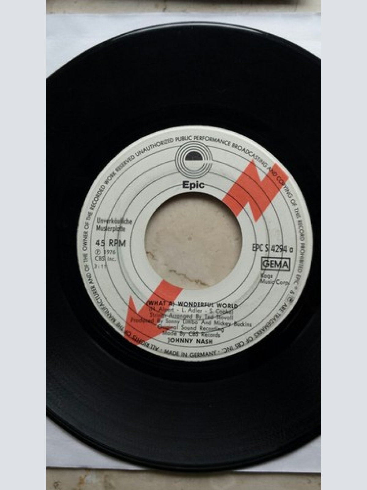 7", Single, Promo Johnny Nash - (What A) Wonderful World / Ooh Baby You've Be...