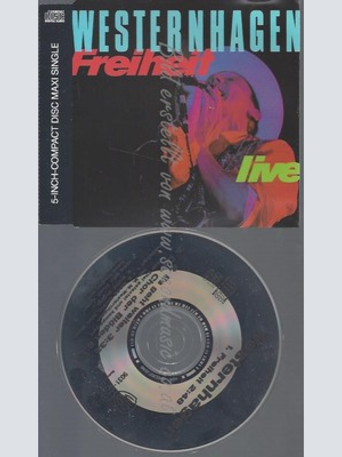 CD--S GEHT WEITER / WESTERNHAGEN -- - SINGLE -- FREIHEIT