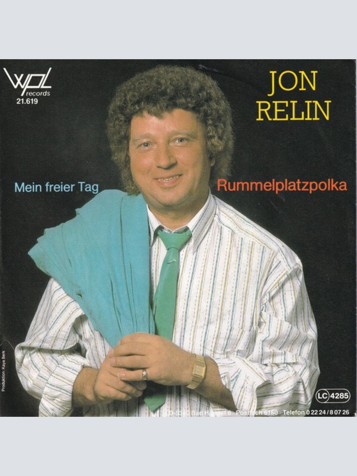 7" Jon Relin - Rummelplatzpolka / Mein Freier Tag