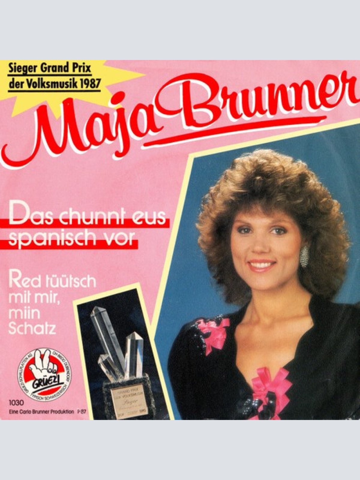 7", Single Maja Brunner - Das Chunnt Eus Spanisch Vor